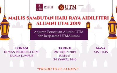 Majlis Sambutan Hari Aidil Fitri Alumni UTM 2019 di Dewan Residensi UTM KL