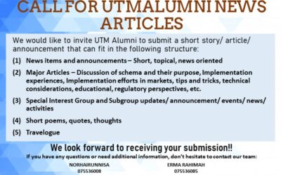 CALL FOR UTMALUMNI NEWS ARTICLES