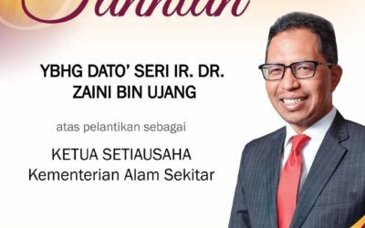 TAHNIAH YBhg. DATO’ SERI Ir. Dr. ZAINI UJANG